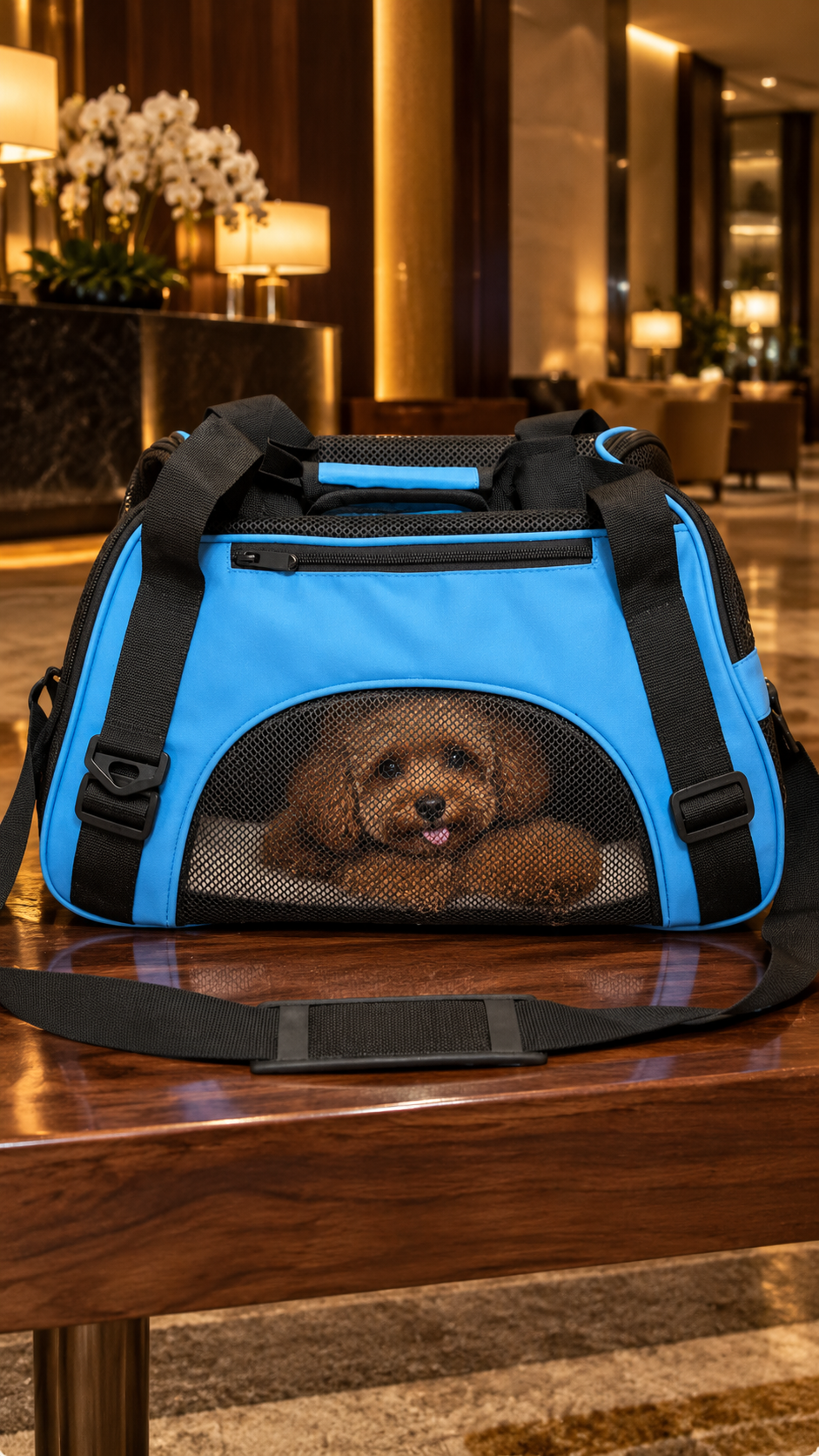 Airline Approved Soft-Sided Pet Carrier — Collapsible Mesh Window Travel Bag for Small Dogs & Cats | 4 Colors