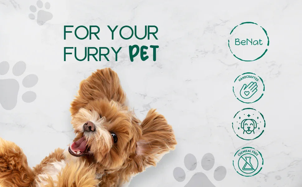 BeNat Pets. All-Natural Pet Shampoo Bar. Oat. 5.8 oz. BeNat