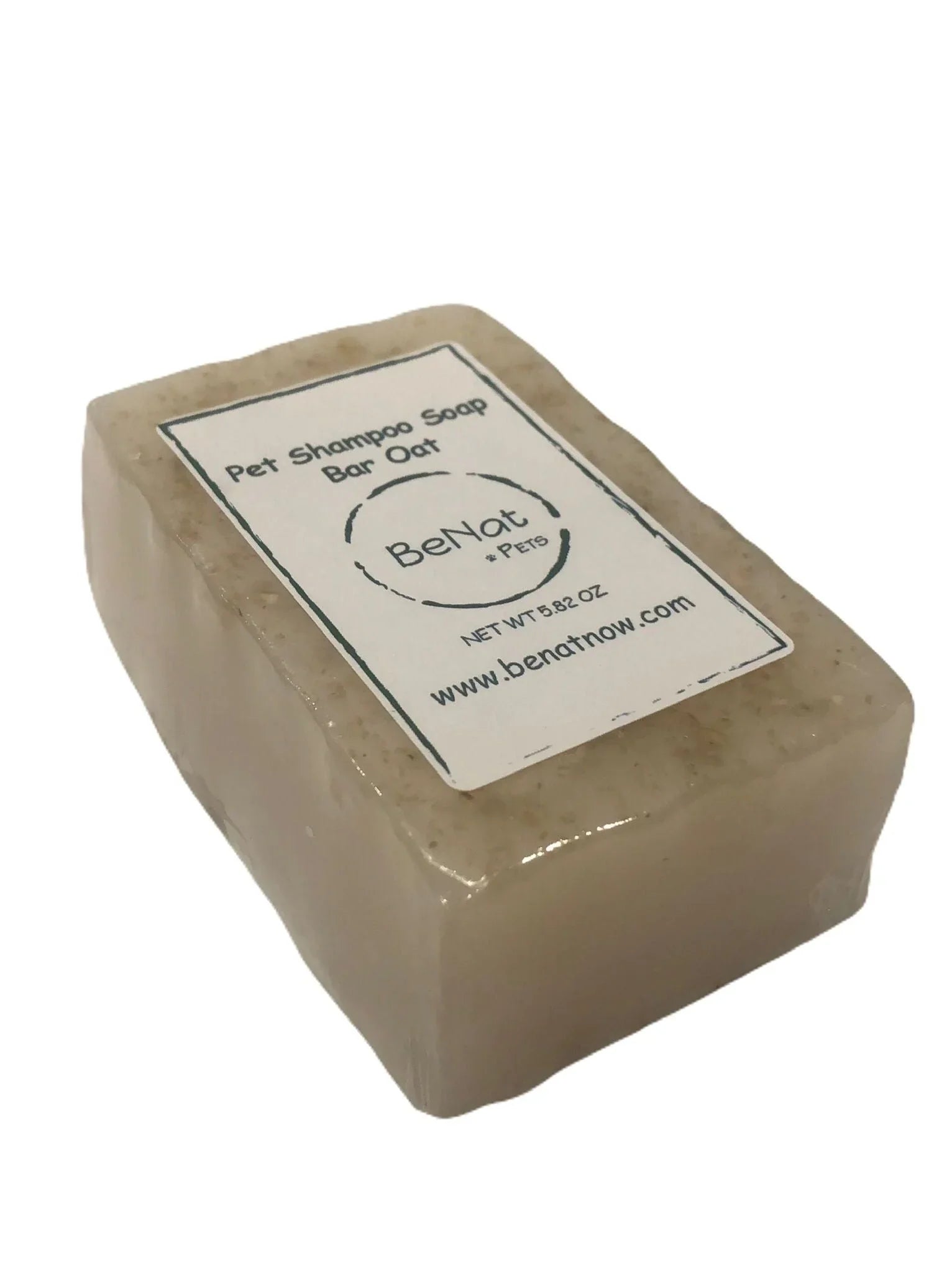 BeNat Pets. All-Natural Pet Shampoo Bar. Oat. 5.8 oz. BeNat
