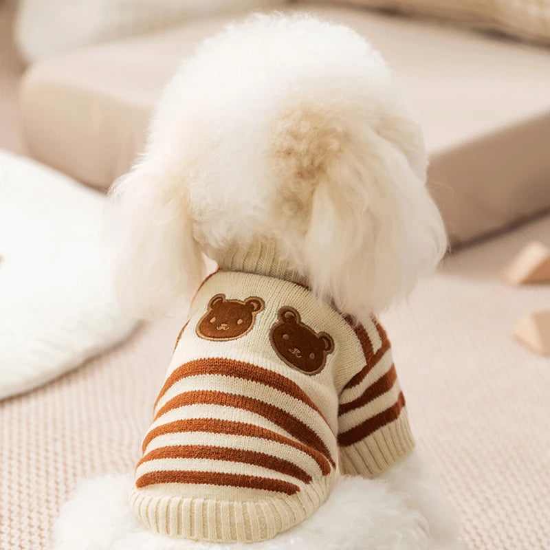 Bear Knit Dog Sweaters