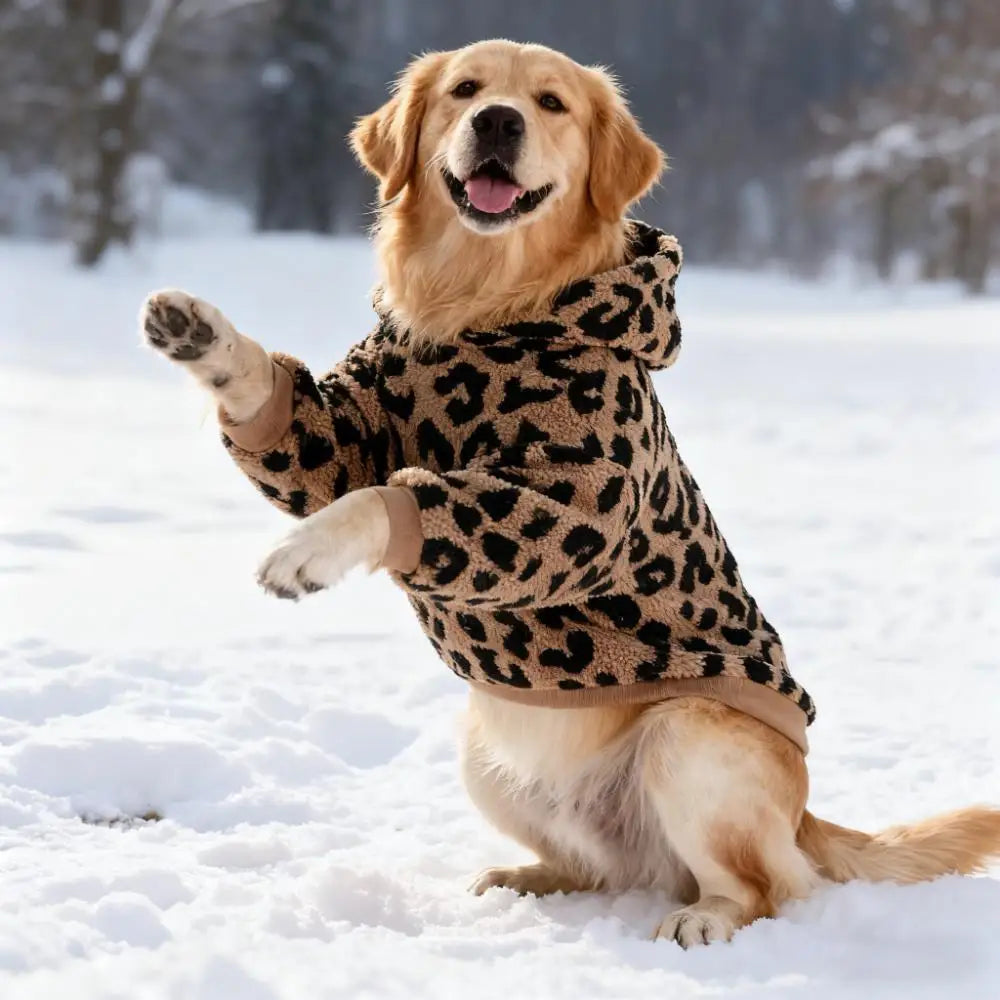 Warm Autumn & Winter Dog Coat — Fleece-Lined Jacket for Large & Medium Dogs | S–XXXL