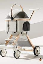 Luxury Pet Stroller 3 in 1  Detachable Carrier