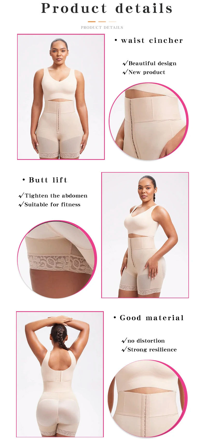 Latex Waist Trainer – Firm Compression & Steel Boning Support