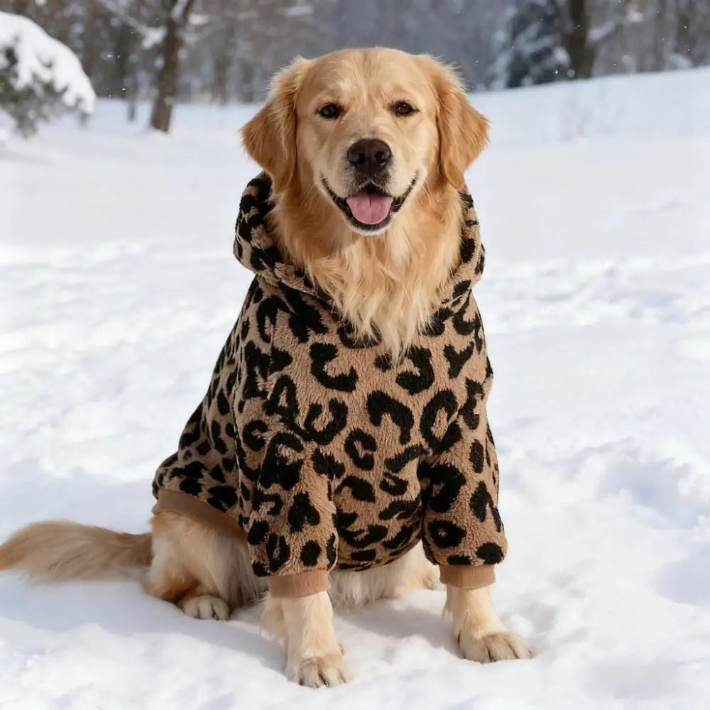 Warm Autumn & Winter Dog Coat — Fleece-Lined Jacket for Large & Medium Dogs | S–XXXL