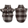 Pet Shirt for Small Large Dogs Classical Plaid Dog Clothes Breathable Puppy Coat Autumn Cat Shirt Fashion Pet Costumes Dog Vest