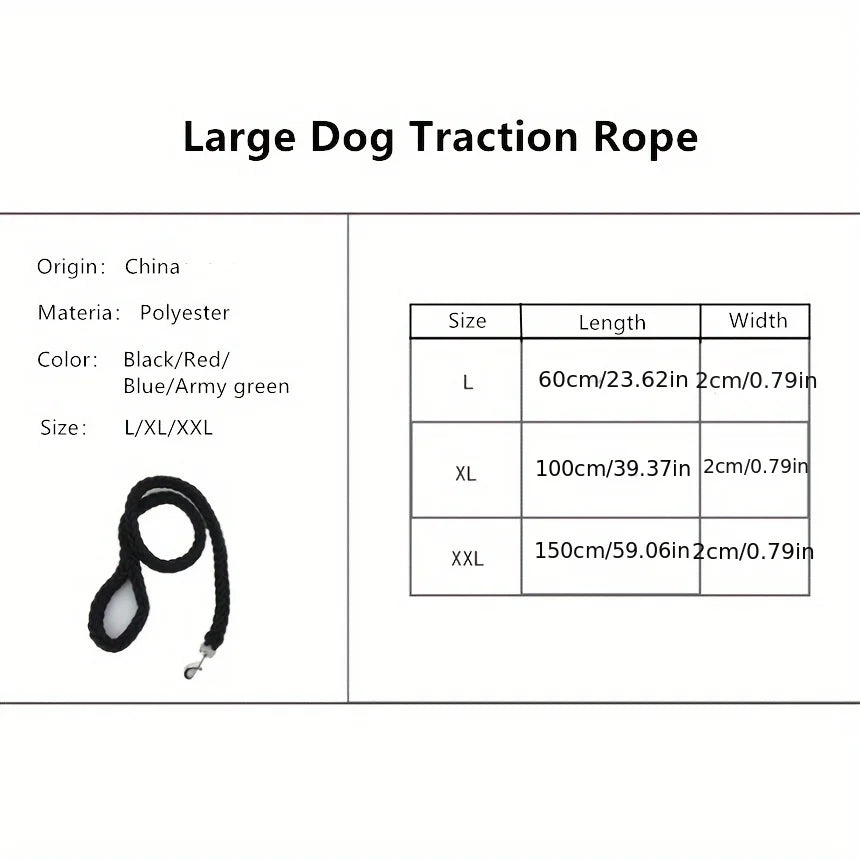 Braided Training Dog Leash