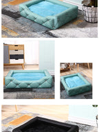 Light Luxury with Drill Dog Beds Pet Small Dog House Four Seasons Universal Dirt-resistant Waterproof Pet Supplies Home Dog Mat Fashioned Furbabies