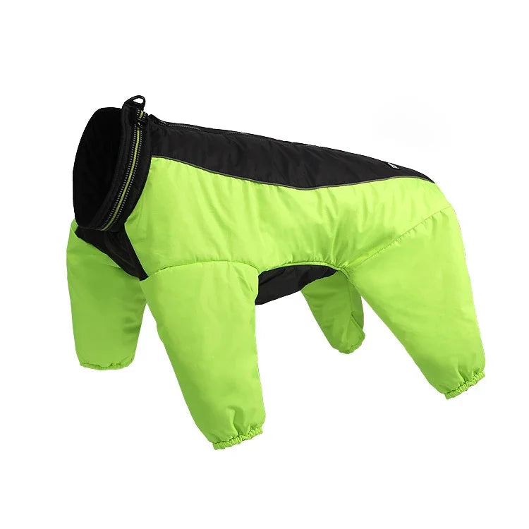 Reversible Waterproof Dog Coat - Reflective Outdoor Jacket