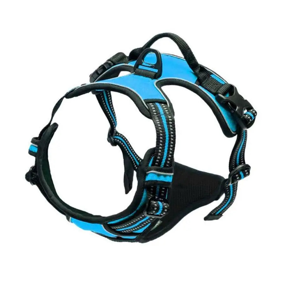 Adjustable No-Pull Dog Harness — Front Clip, Reflective & Top Handle for Medium to Large Dogs | 8 Colors | S–XL