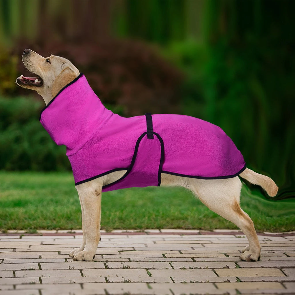 Fleece Winter Coat for Large Dogs — Warm Adjustable Jumper for Labs, Retrievers & Large Breeds | XL–5XL