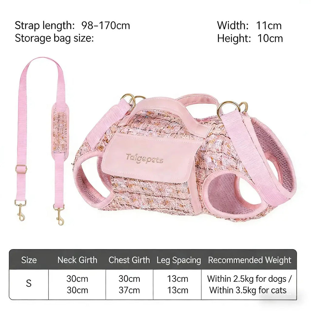 Tweed Dog Sling Carrier