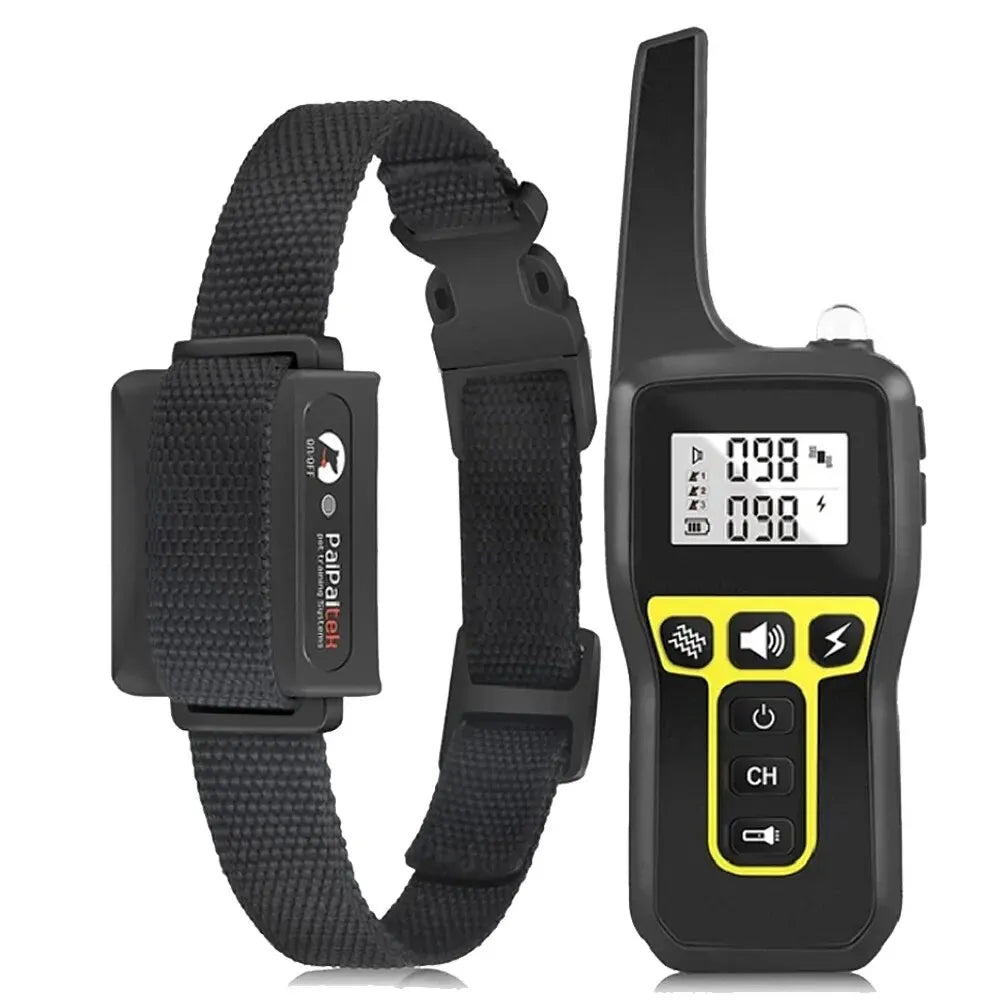 Dog Training Collar with Remote | 1000M Range, Waterproof & Rechargeable