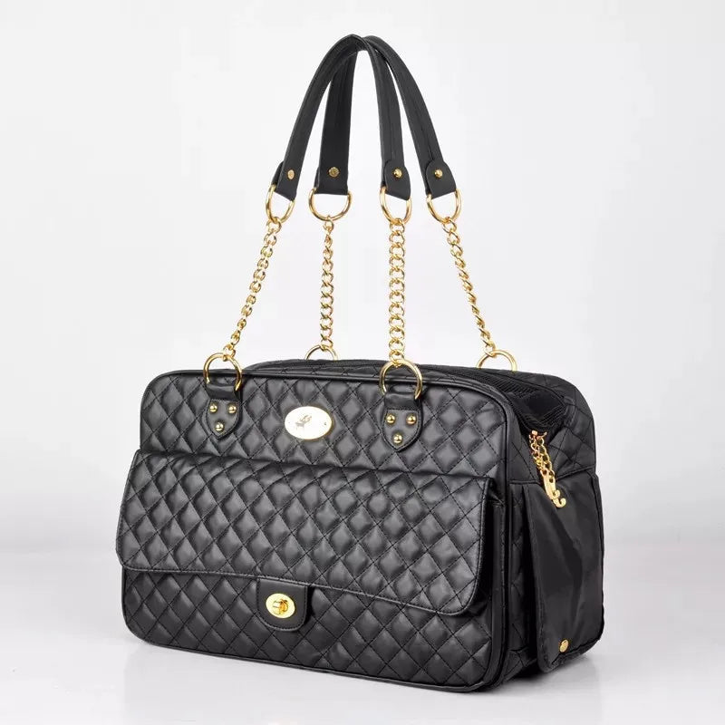 Luxury Designer Pet Carrier for small pets Dog Carry Bag Fashionable Cat Chihuahua, French Bulldog Pomeranian dogs accessories Fashioned Furbabies