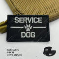 Service Dog & Therapy Dog Embroidered Velcro Patches — Do Not Pet, In Training, Rescue & Guide Dog Badge