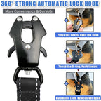 Soft Padded 2 Handle & Auto Lock Frog Clip Outdoor dog leash