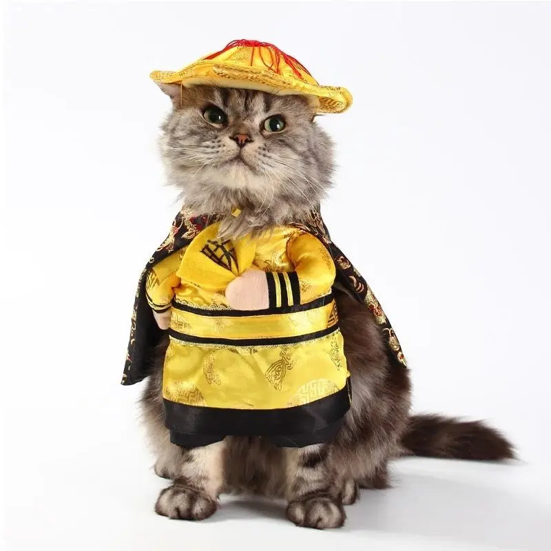 Halloween Dog & Cat Costume Set | Funny Adjustable Cosplay Outfit for Small Dogs & Cats