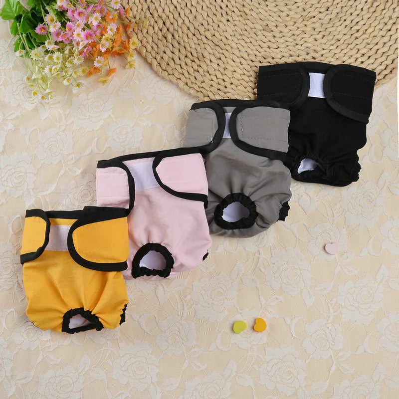 Reusable Washable Dog Diapers — Adjustable Sanitary Pants for Female Dogs & Cats | XS–XL