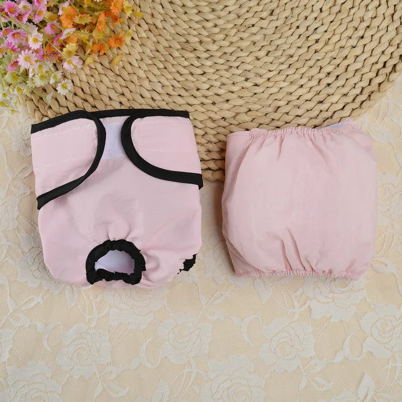 Reusable Washable Dog Diapers — Adjustable Sanitary Pants for Female Dogs & Cats | XS–XL