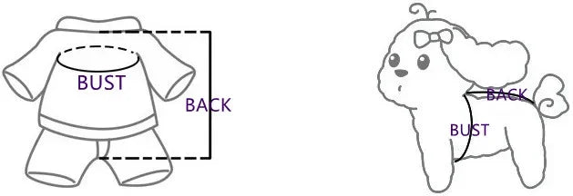 Jumpsuit for Small Dogs, Monochromatic,