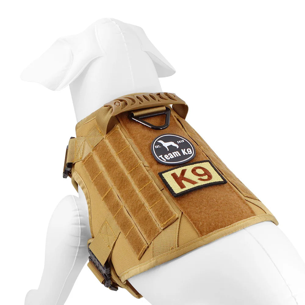 Embroidered Service Dog Patch — Removable Velcro ID Tag for Dog Vests, Harnesses & Tactical Gear