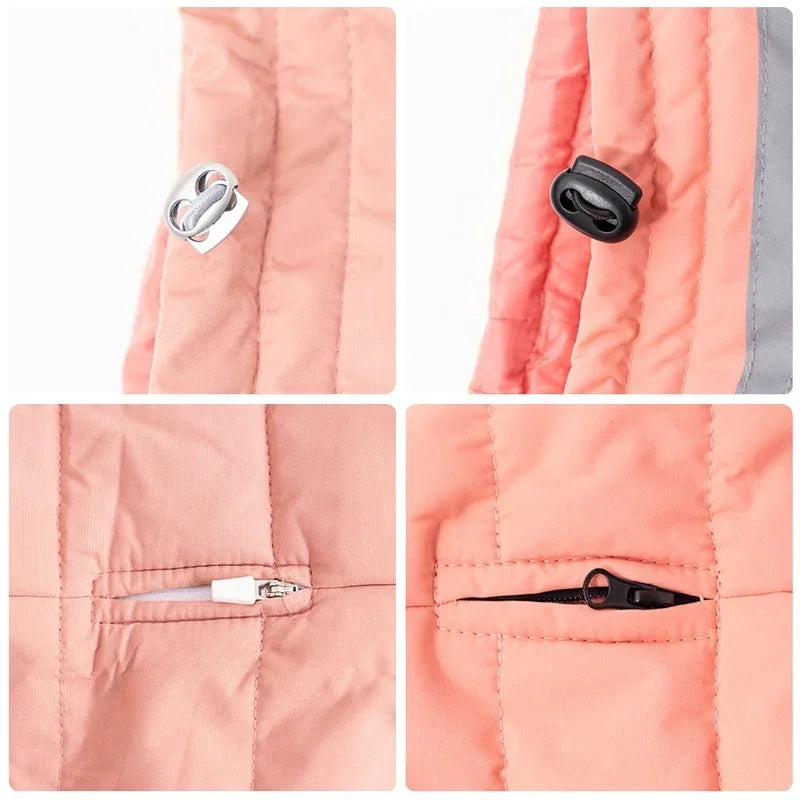 Reflective Dog Down Jacket - Winter Snowsuit for Large Breeds