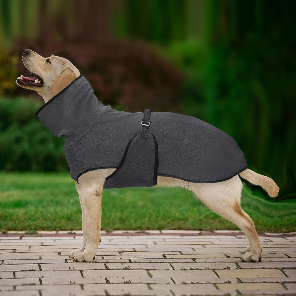 Fleece Winter Coat for Large Dogs — Warm Adjustable Jumper for Labs, Retrievers & Large Breeds | XL–5XL