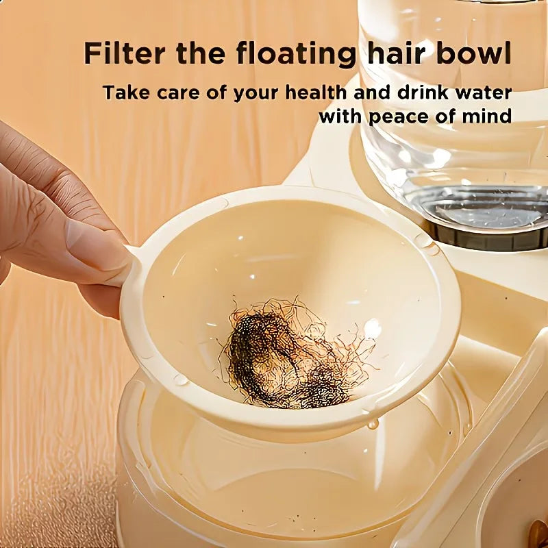2-in-1 Pet Feeder & Water Dispenser — Dry/Wet Separation Transparent Travel Feeder for Cats & Dogs | 3 Colors