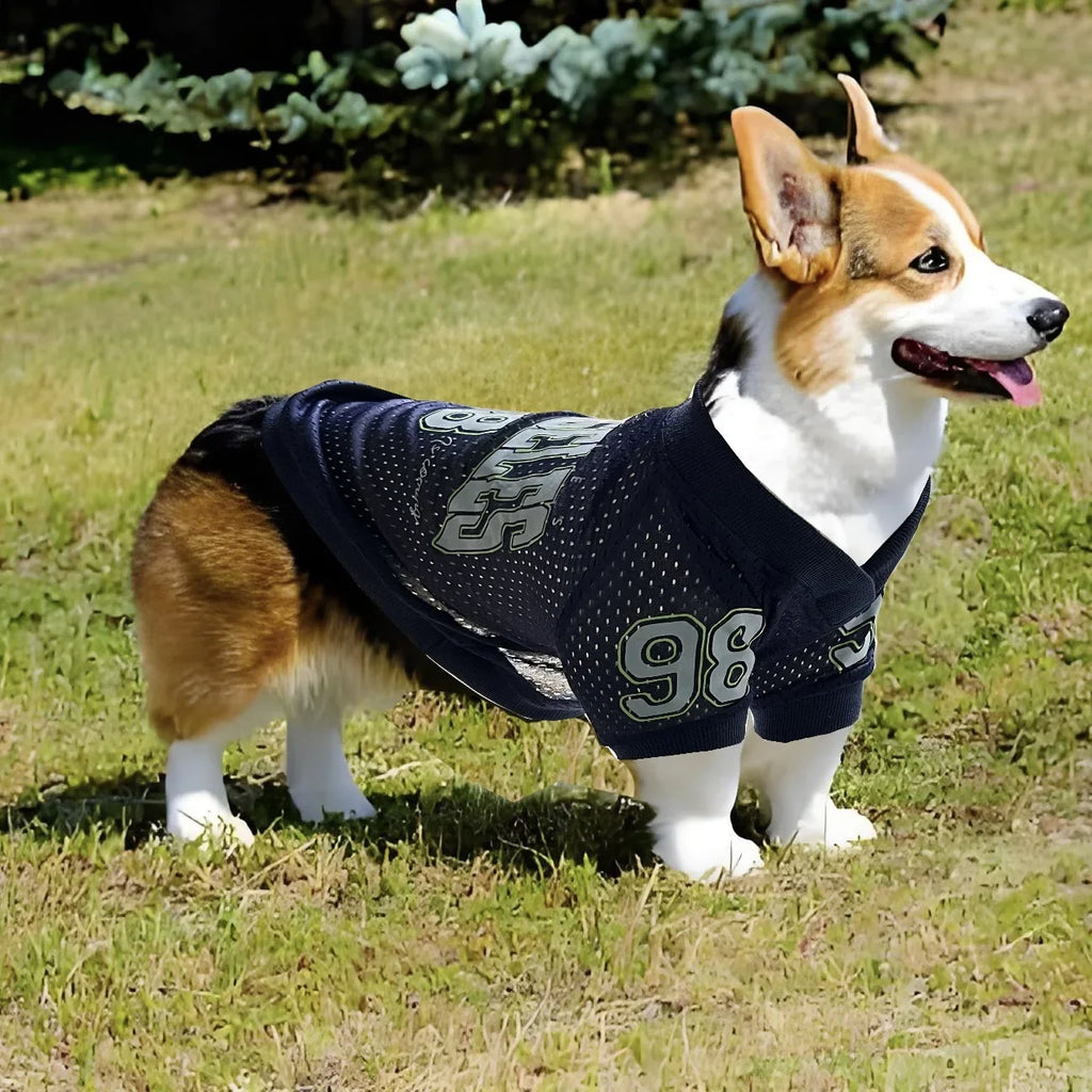 Mesh Basketball Jersey Dog Shirt — Breathable Sports Tank for Dogs & Cats | S–8XL