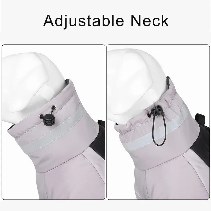 Dog Coat Reflection High Collar