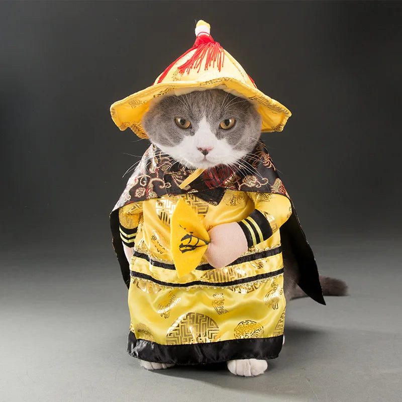 Halloween Dog & Cat Costume Set | Funny Adjustable Cosplay Outfit for Small Dogs & Cats