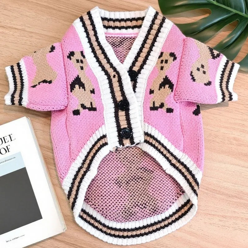 Bear Knit Dog Sweaters