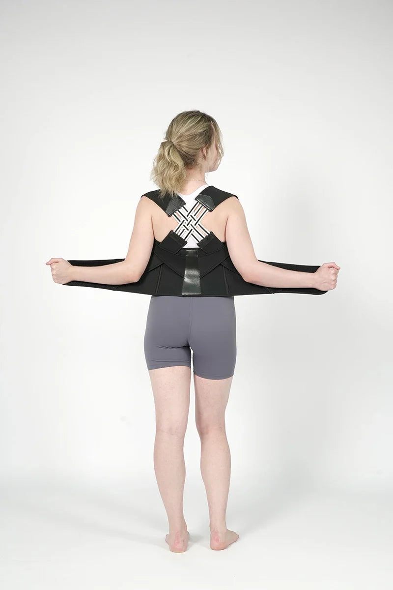 Adjustable Posture Corrector – Upper Back & Shoulder Support Brace