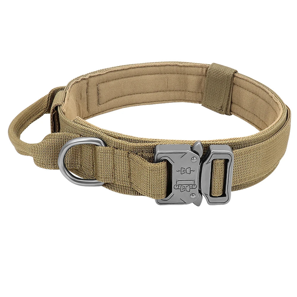Durable Military Tactical Dog Collar Bungee Leash Set Pet Nylon Walking Training Collar For Medium Large Dogs German Shepard Fashioned Furbabies