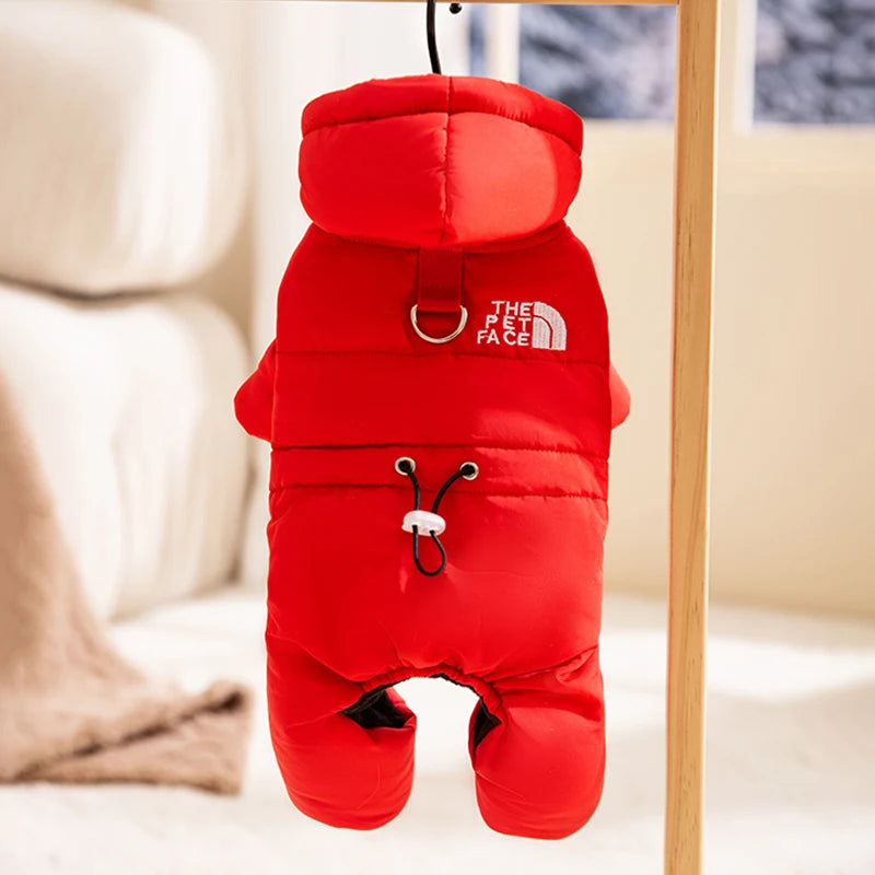Teddy Four-Legged Cotton Coat Small Dog Winter Clothing Poodle Warm Down Jacket Thickened Jumpsuits Dog Clothes