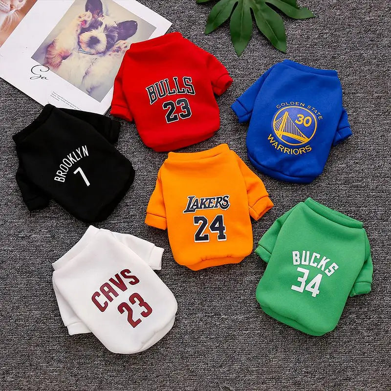 XS-XXL Pet Dog Hoodies Cool Dogs Clothes ，For French Bulldog Dogs Plush Pullover Sweatshirt Coats Small Medium Dogs Chihuahua