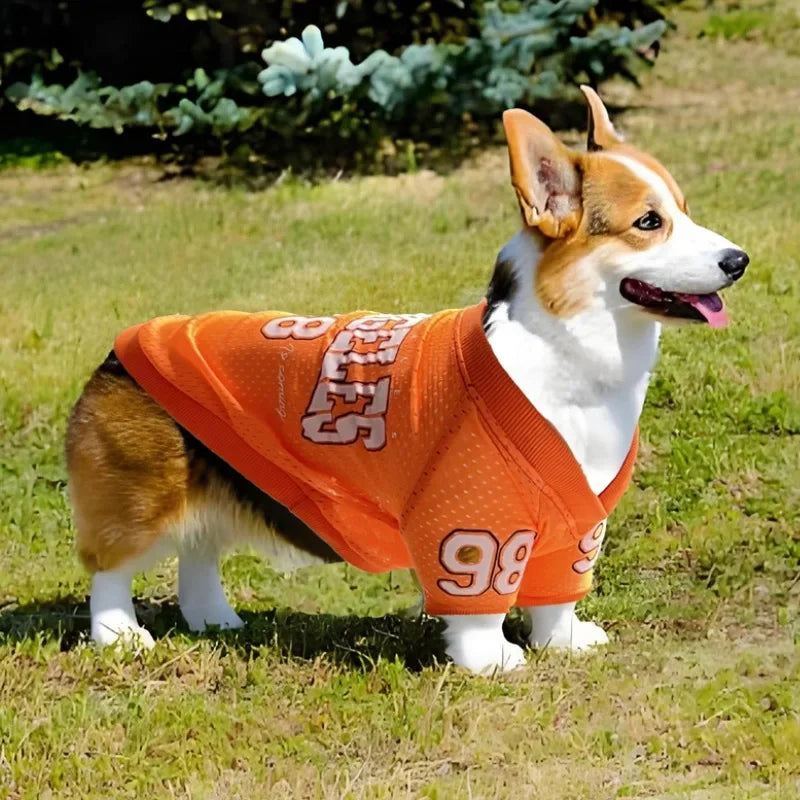 Mesh Basketball Jersey Dog Shirt — Breathable Sports Tank for Dogs & Cats | S–8XL