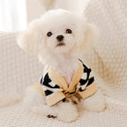 Luxury Dog Clothes for Small Dogs Winter Warm Dog Sweater Chihuahua French Bulldog Clothing Pet Items Knitted Cardigan Sweater Fashioned Furbabies