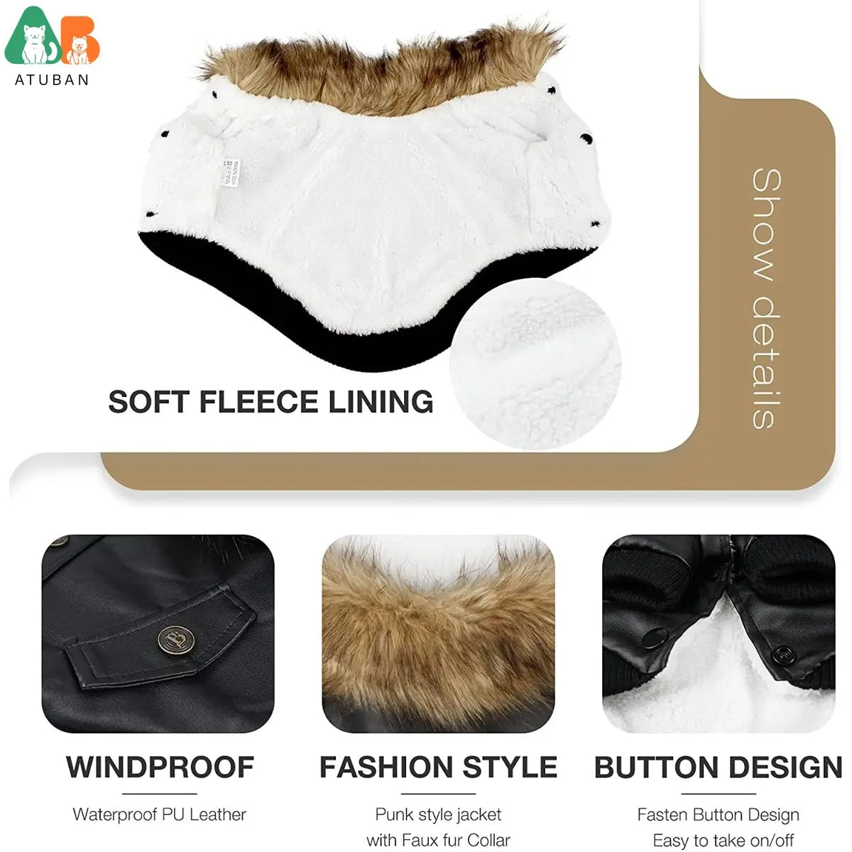 ATUBAN Leather sz up