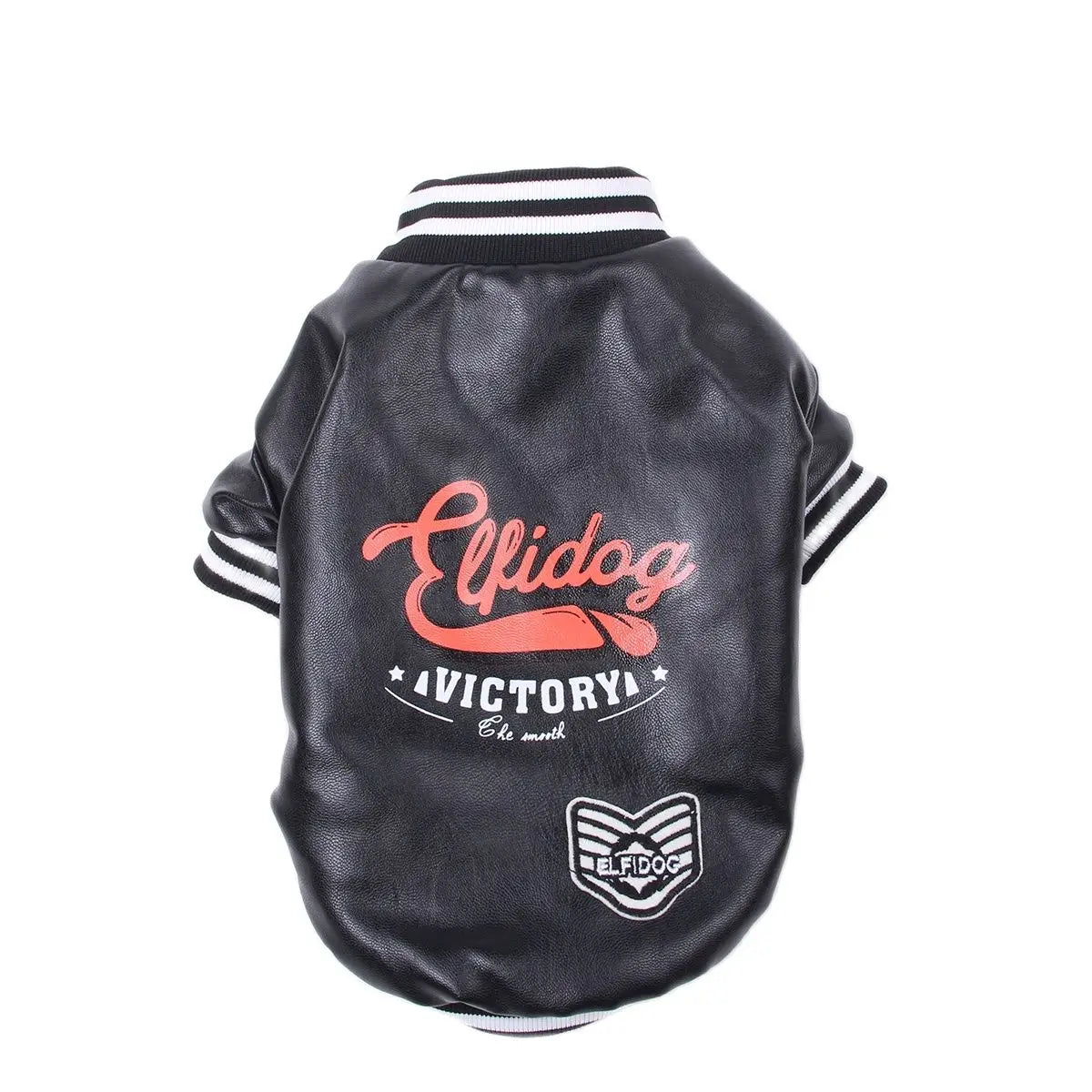 Coat Jacket Faux Leather Fleece