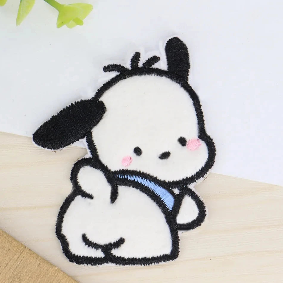 3D Dog Embroidery Iron-On Patch — Handmade Self-Adhesive Applique for Clothes, Shoes & Accessories | Single or Bundle
