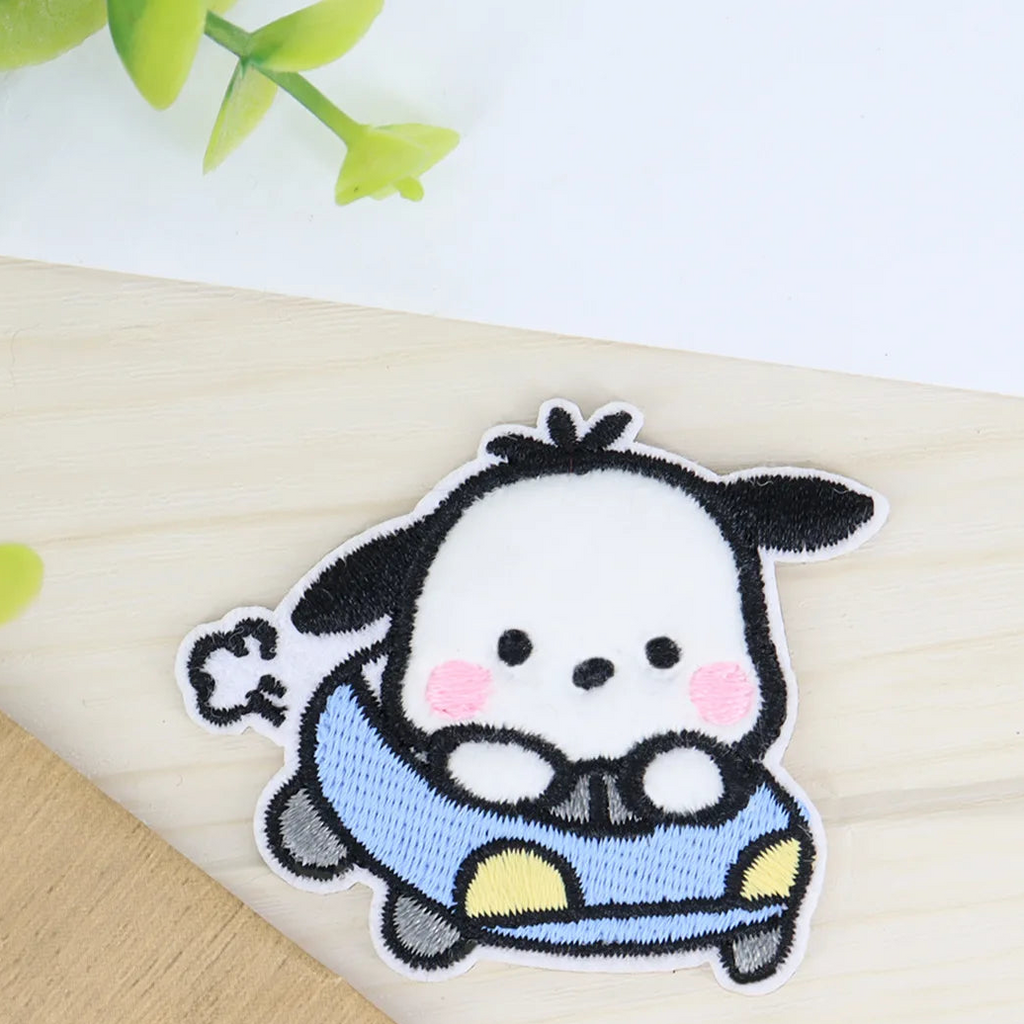 3D Dog Embroidery Iron-On Patch — Handmade Self-Adhesive Applique for Clothes, Shoes & Accessories | Single or Bundle
