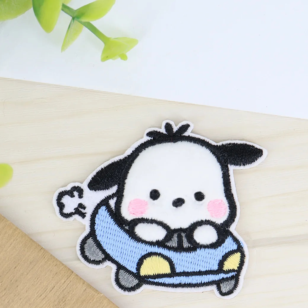 3D Dog Embroidery Iron-On Patch — Handmade Self-Adhesive Applique for Clothes, Shoes & Accessories | Single or Bundle