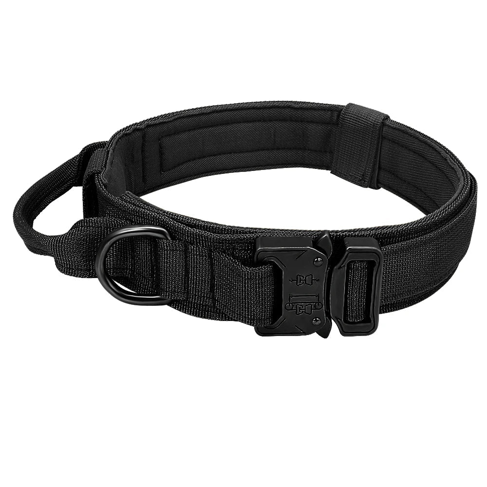 Durable Military Tactical Dog Collar Bungee Leash Set Pet Nylon Walking Training Collar For Medium Large Dogs German Shepard Fashioned Furbabies