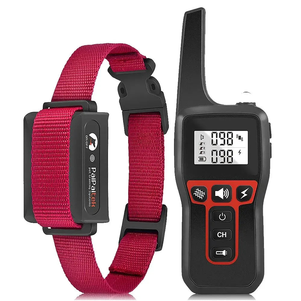 Dog Training Collar with Remote | 1000M Range, Waterproof & Rechargeable