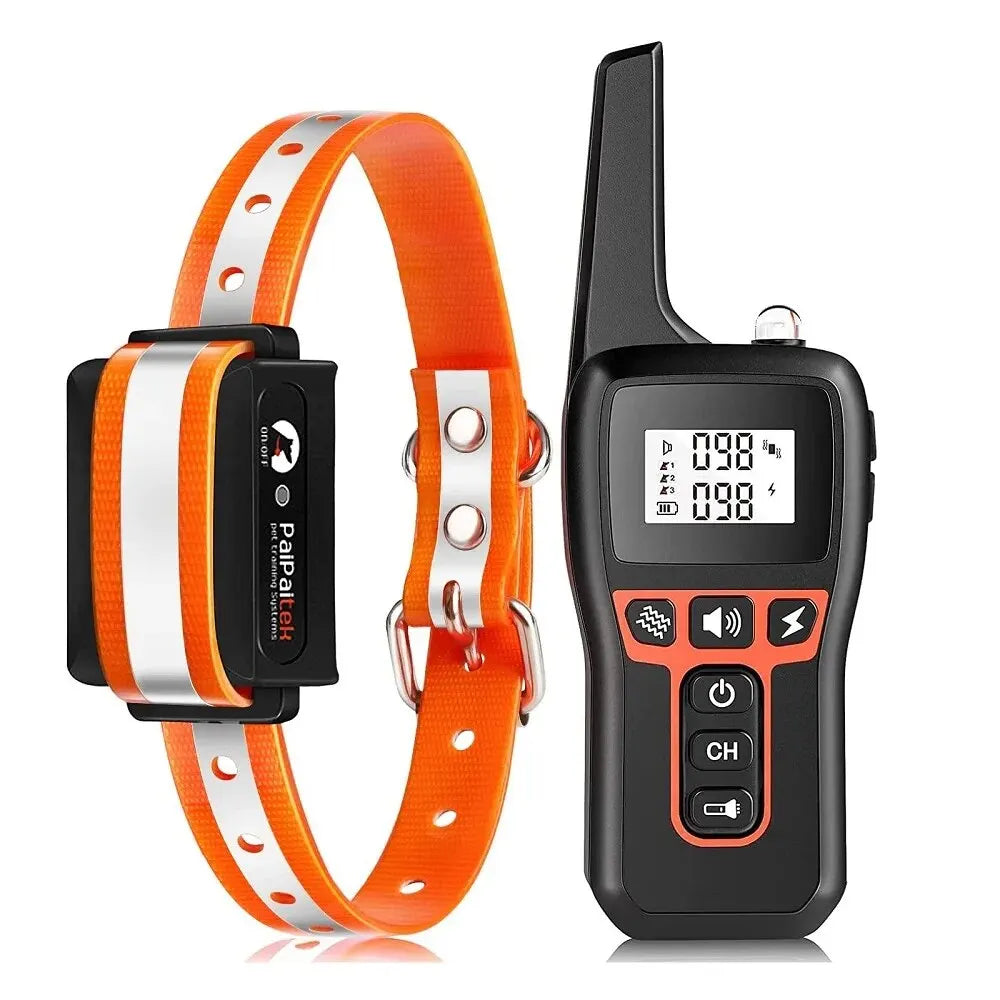 Dog Training Collar with Remote | 1000M Range, Waterproof & Rechargeable