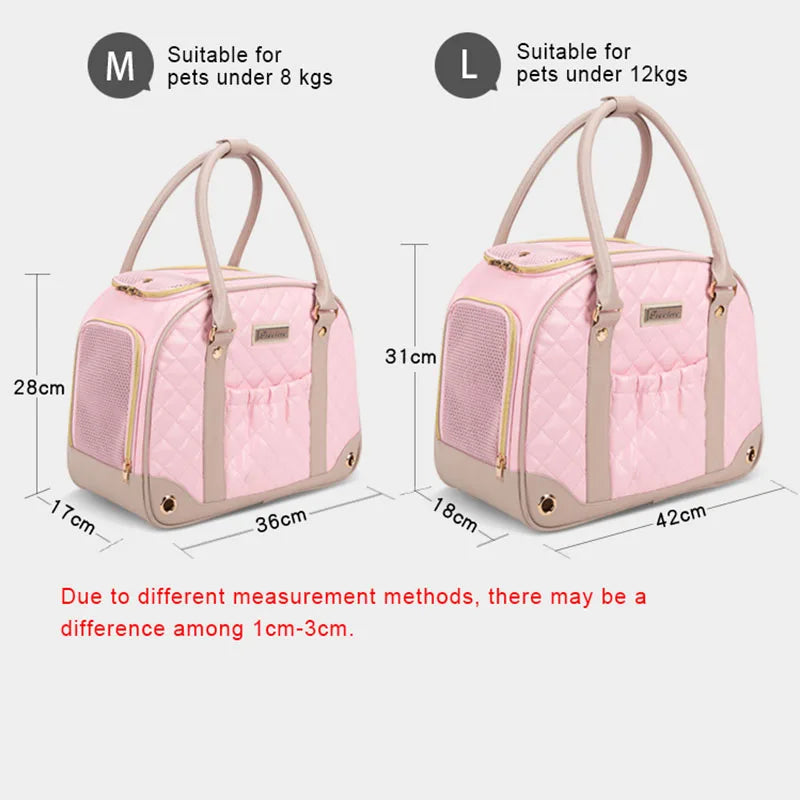 Truelove Fashion Pet Carrier Handbag Out of Portable Bag Space Cabin Hug Cat Dog Artifacts Out Bag Backpack Pet Box Cage TLX6971 Fashioned Furbabies