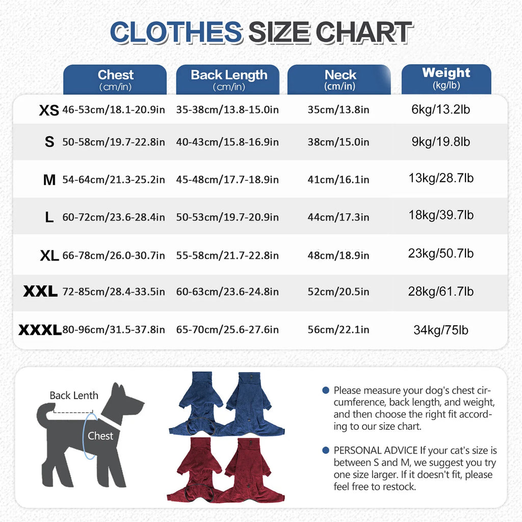 Dog Winter Coat Soft Pullover Pajamas, Warm Dog Cold Weather Coats Fleece Coat, Cozy Winter Jacket Windproof Fullbody Jumpsuit