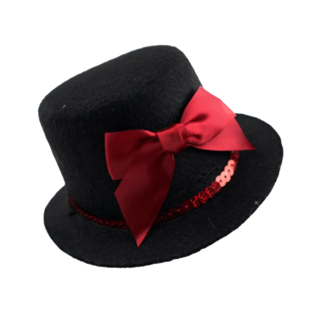 Pet Top Hat | Black Gentleman Formal Hat for Dogs, Cats & Small Animals – Halloween & Parties