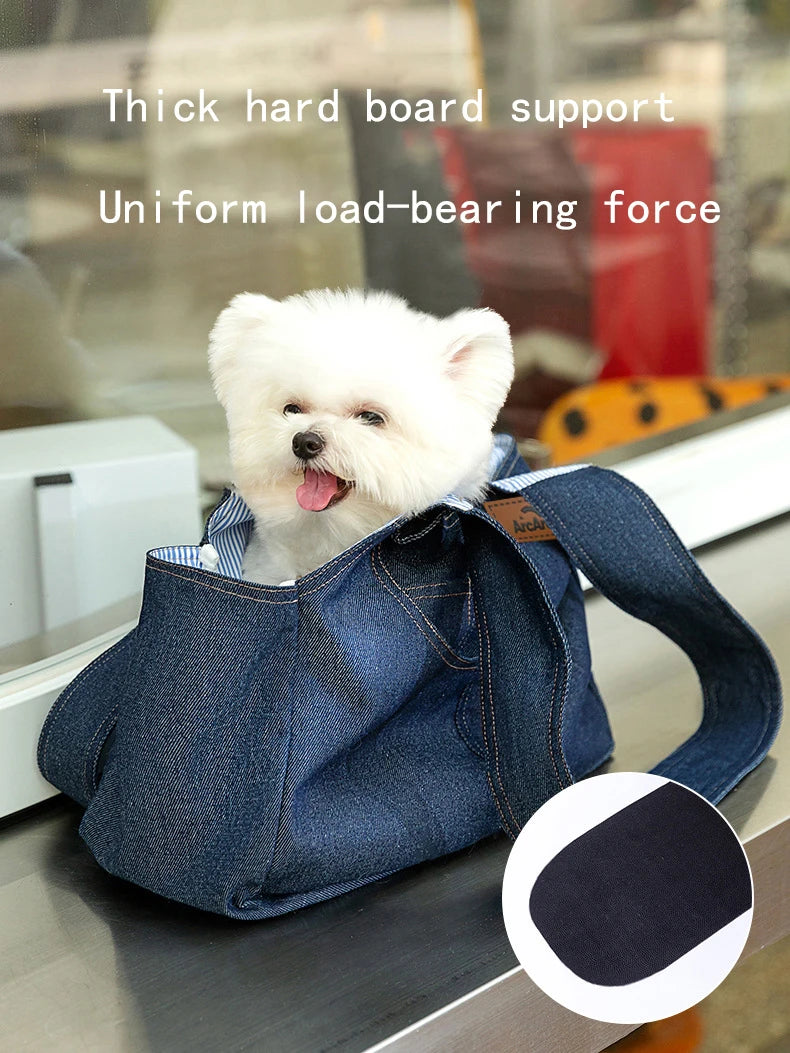 Fashion Pet Carrier Bag | Crossbody Shoulder Bag for Small Dogs & Cats