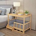 Simplicity Wooden Dog Bed Can Be Used As Bedside Table Dog Kennel Four Season Universal Environment protection Practical Pet Bed Fashioned Furbabies